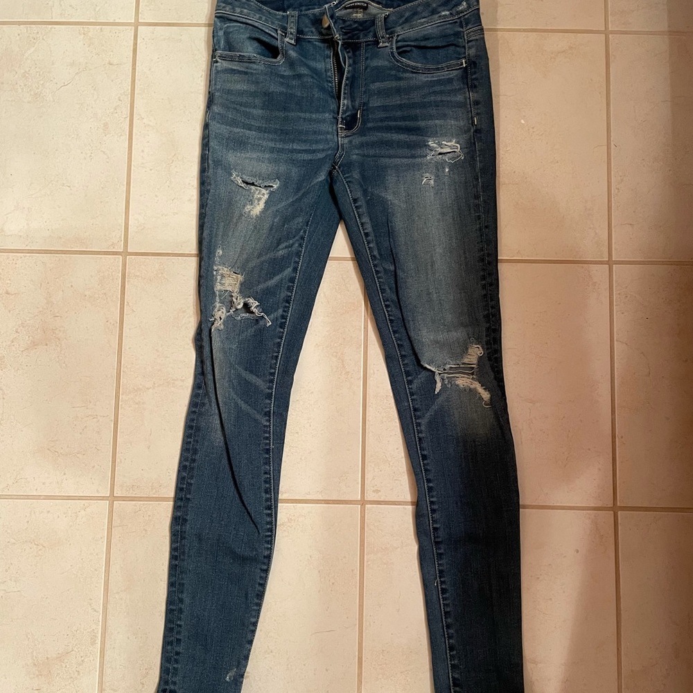 Skinny high rise American Eagle Jeggings, size 2.